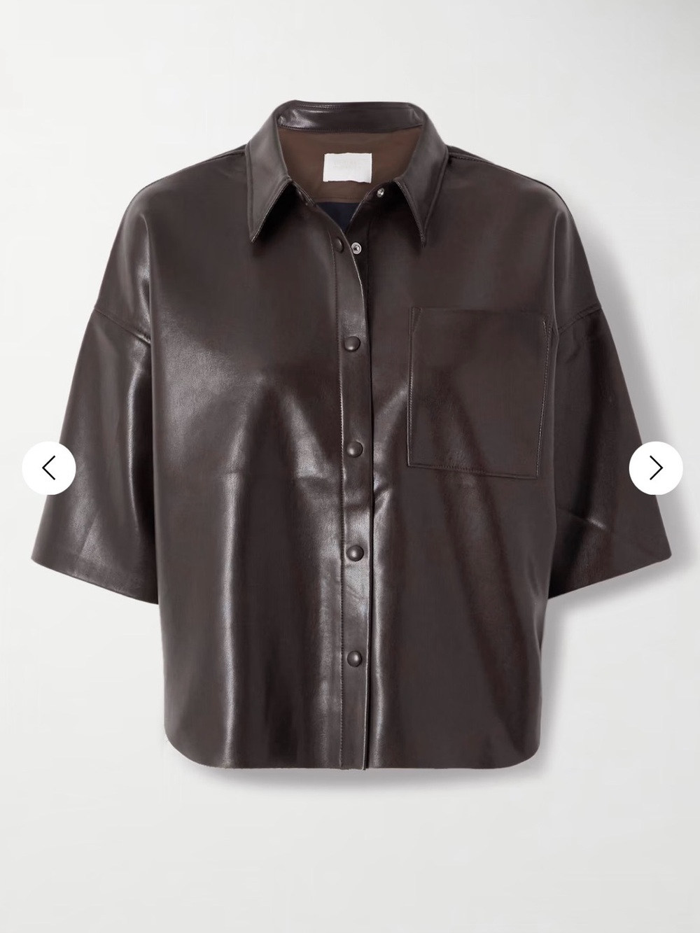 Frances cropped shirt